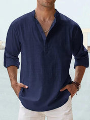 🔥2025 NEW SALES🔥Men's linen casual long-sleeved shirt