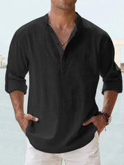 🔥2025 NEW SALES🔥Men's linen casual long-sleeved shirt