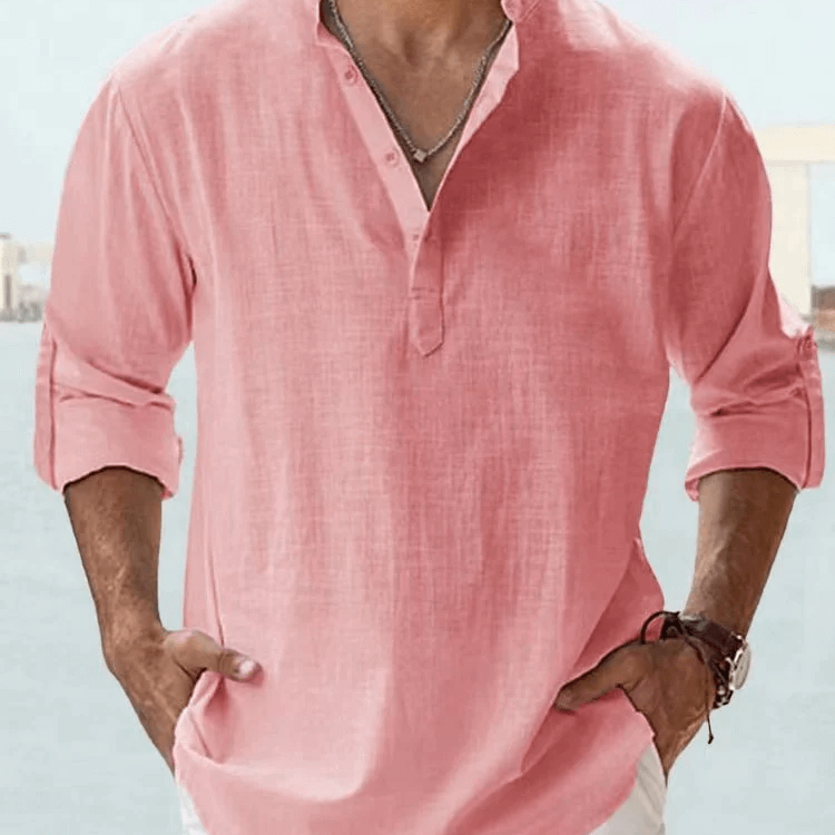 🔥2025 NEW SALES🔥Men's linen casual long-sleeved shirt