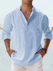 🔥2025 NEW SALES🔥Men's linen casual long-sleeved shirt