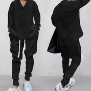 💥Arrived Today💥Men's 2-Piece V-Neck Baggy Sweatshirt & Joggers Set