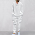 Men's Knitted 2-Piece Set - Sweatshirt & Joggers