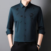 🔥2025 NEW-60% OFF🎍Men's Bamboo Print Casual Business Shirt👔