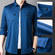 🔥2025 NEW-60% OFF🎍Men's Bamboo Print Casual Business Shirt👔