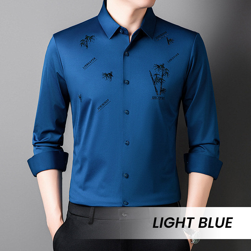 🔥2025 NEW-60% OFF🎍Men's Bamboo Print Casual Business Shirt👔