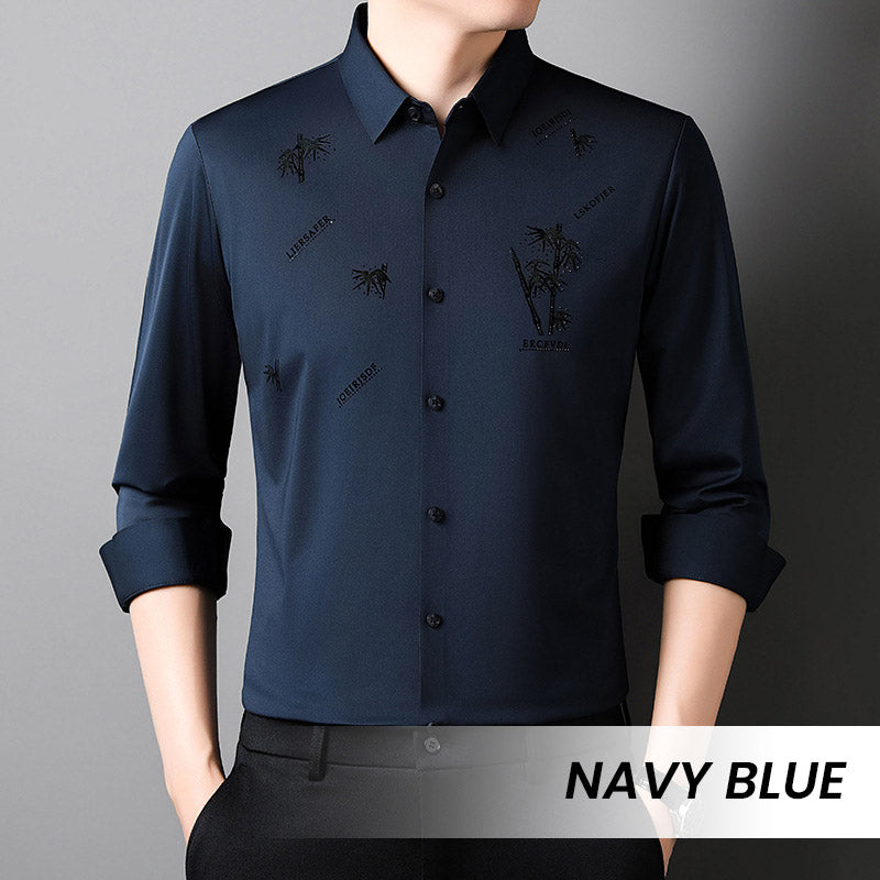 🔥2025 NEW-60% OFF🎍Men's Bamboo Print Casual Business Shirt👔