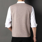 Men's Cozy Button Down Knitted Vest