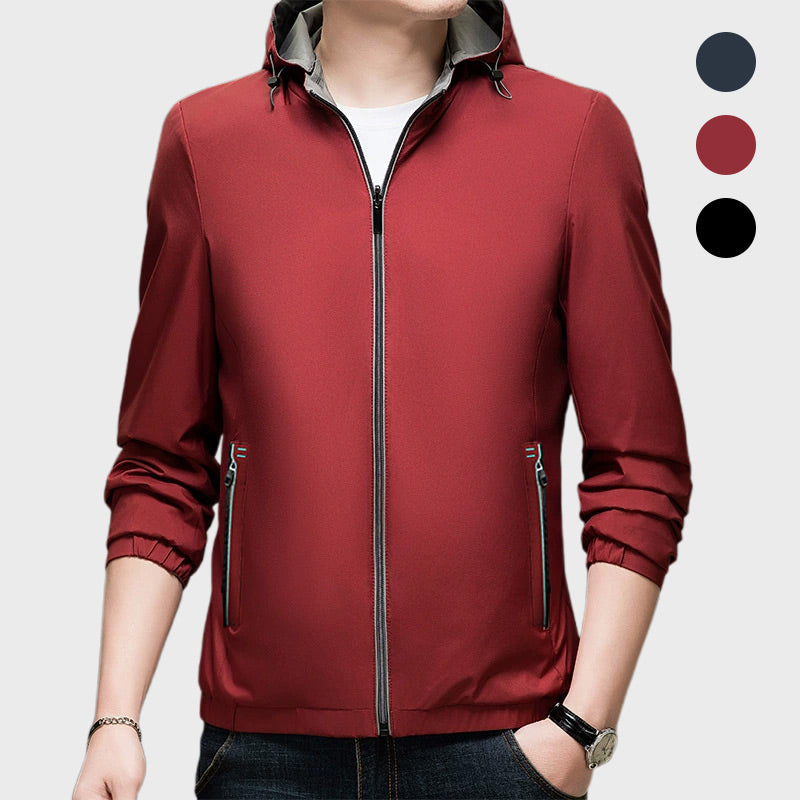💥BIG SALE💥✨Men's Reversible Jacket with Removable Hood