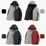 💥BIG SALE💥✨Men's Reversible Jacket with Removable Hood