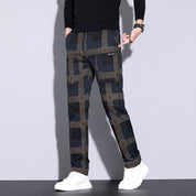 🌟Men's Multi-Pocket Plaid Casual Pants👖