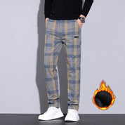 🌟Men's Multi-Pocket Plaid Casual Pants👖