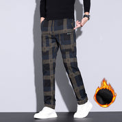 🌟Men's Multi-Pocket Plaid Casual Pants👖