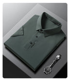 🎁👔 50% OFF NOW! Men's Ice Silk Cuffs and Chest Dual Graphic Short Sleeve🔥🔥