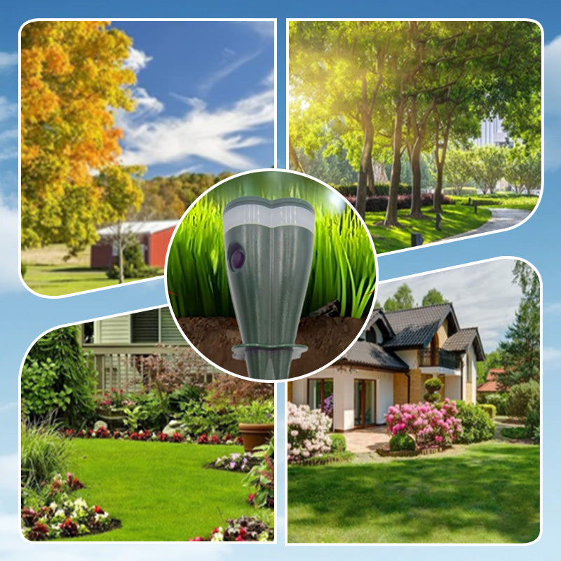 🌸Spring Sale ☘️Outdoors Solar Powered Waterproof Screw Mole Repellent