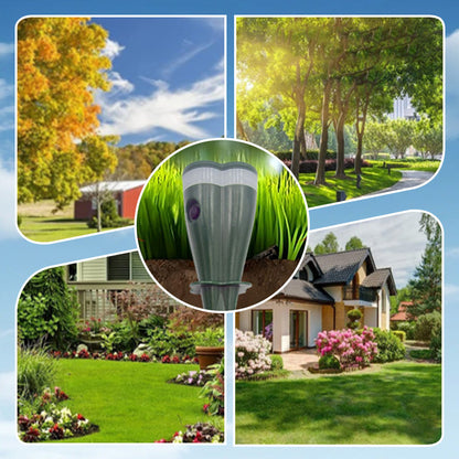 🌸Spring Sale ☘️Outdoors Solar Powered Waterproof Screw Mole Repellent