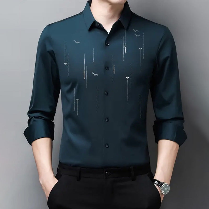 🌟Cost-effective💨Men's Wrinkle-Free Long Sleeve Shirt👔