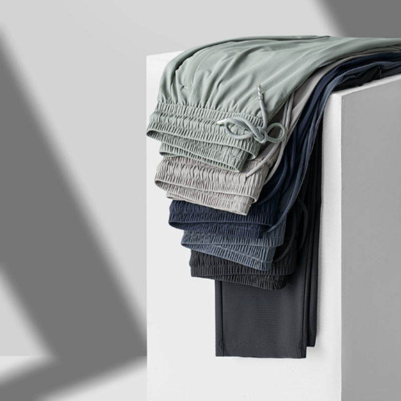 Ice Feel Quick-Dry Athletic Pants – Cooling Fabric, Loose Fit & Moisture-Wicking