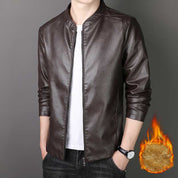 🎁Hot Sale 54%OFF🔥Men's Stand Collar Faux Leather Jacket