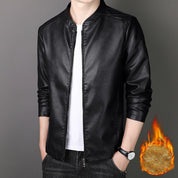 🎁Hot Sale 54%OFF🔥Men's Stand Collar Faux Leather Jacket