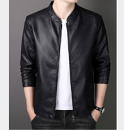 🎁Hot Sale 54%OFF🔥Men's Stand Collar Faux Leather Jacket