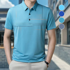 💥Men's Loose Cool Breathable Lapel T-Shirt