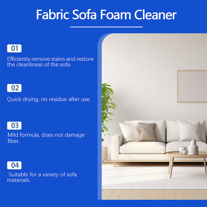 🛋️💨 Powerful Fabric Sofa Foam Cleaner – Stain Lift & Fresh Foam ✨🧼