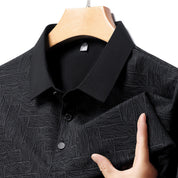 👑Men's Fashion Cooling Breathable Printed Lapel T-Shirt