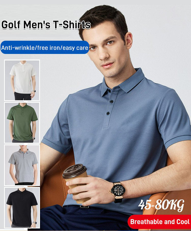 🔥Summer Hot Sale👕Moisture Wicking Quick-drying Golf Men's Shirt
