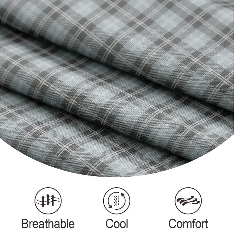 🔥Hot Sale🔥Men's Casual Plaid Short Sleeve Shirt👕