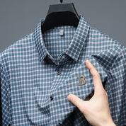 🔥Hot Sale🔥Men's Casual Plaid Short Sleeve Shirt👕
