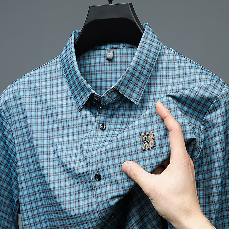 🔥Hot Sale🔥Men's Casual Plaid Short Sleeve Shirt👕