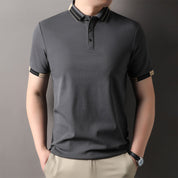 Fliwos Men's Lightweight Short Sleeve Collared Shirt👔