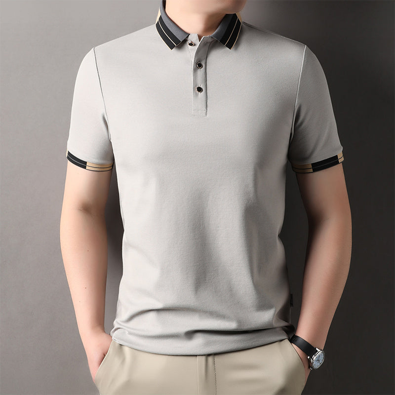 Fliwos Men's Lightweight Short Sleeve Collared Shirt👔