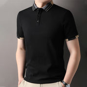 Fliwos Men's Lightweight Short Sleeve Collared Shirt👔