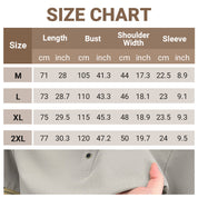 Fliwos Men's Lightweight Short Sleeve Collared Shirt👔