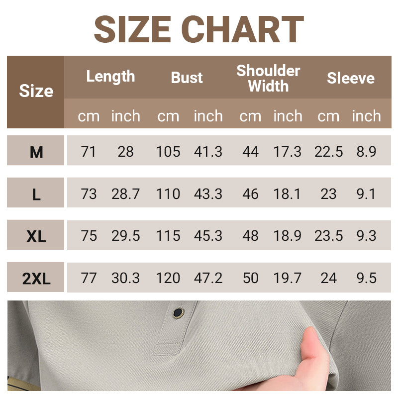 Fliwos Men's Lightweight Short Sleeve Collared Shirt👔