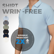 Special Offer✨Men's Lapel Stretch Breathable Quick-drying & Wrinkle-free T-shirt👕