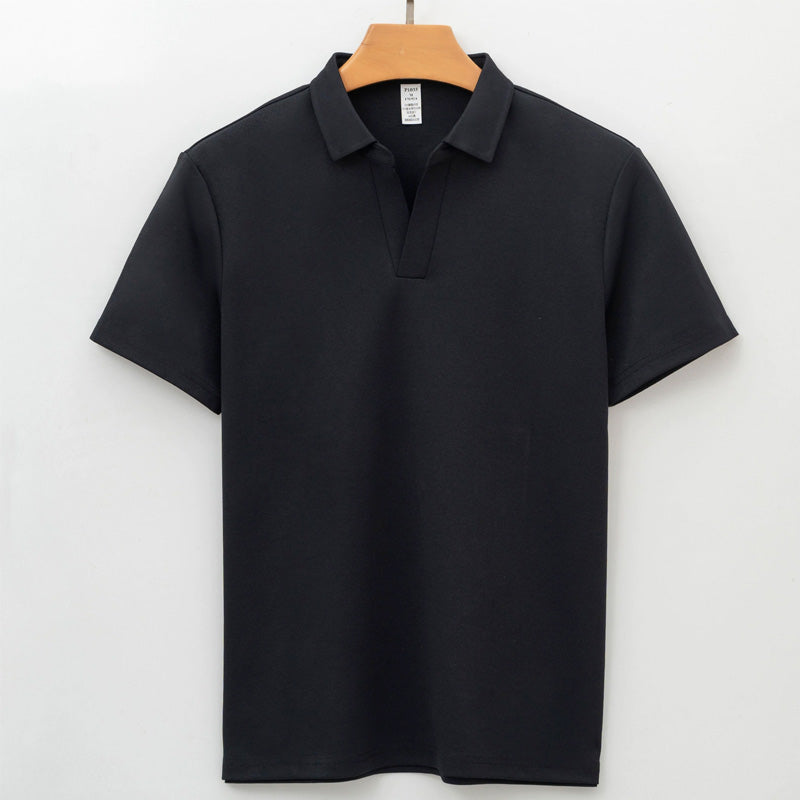 Special Offer✨Men's Lapel Stretch Breathable Quick-drying & Wrinkle-free T-shirt👕