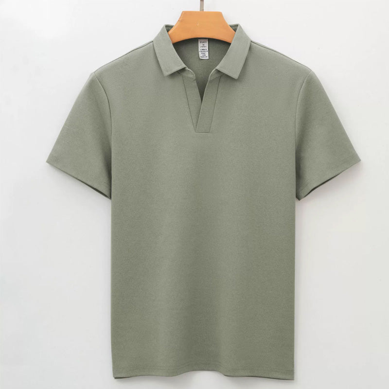 Special Offer✨Men's Lapel Stretch Breathable Quick-drying & Wrinkle-free T-shirt👕