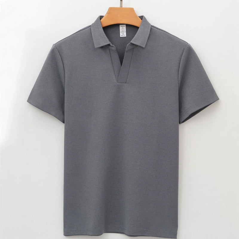 Special Offer✨Men's Lapel Stretch Breathable Quick-drying & Wrinkle-free T-shirt👕