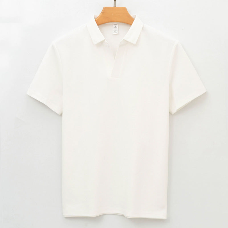 Special Offer✨Men's Lapel Stretch Breathable Quick-drying & Wrinkle-free T-shirt👕
