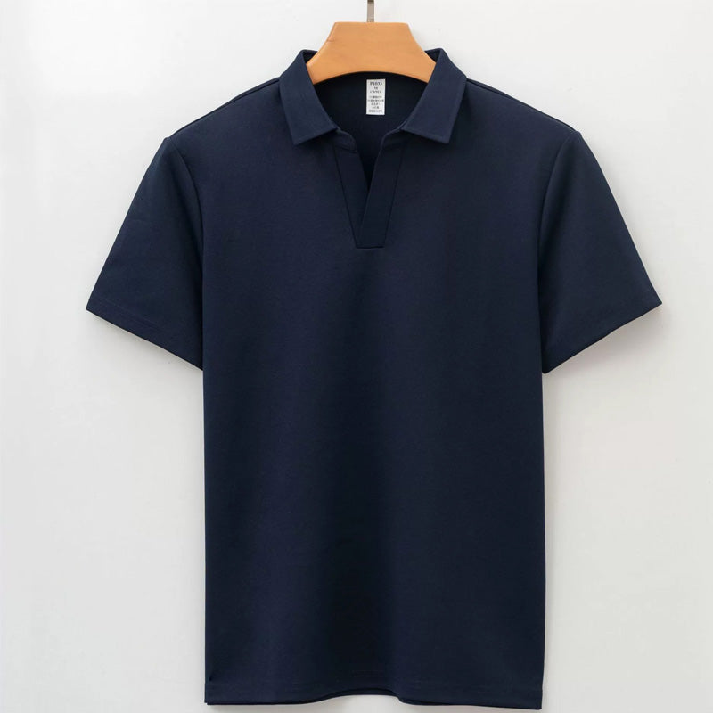 Special Offer✨Men's Lapel Stretch Breathable Quick-drying & Wrinkle-free T-shirt👕