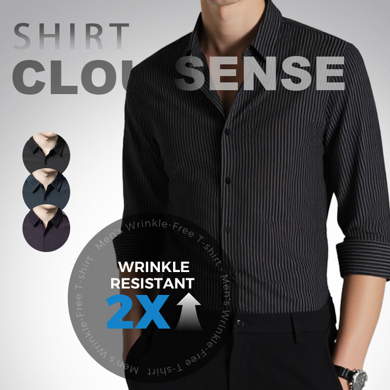 Men's Wrinkle-Free Striped Shirt