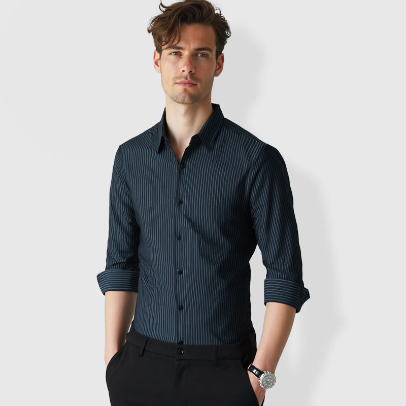 Men's Wrinkle-Free Striped Shirt