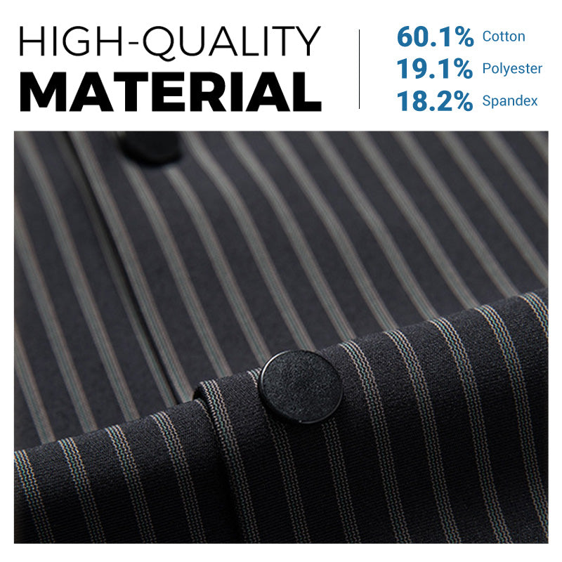 Men's Wrinkle-Free Striped Shirt