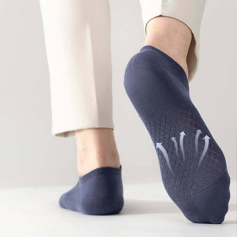 Men's Solid Color Mesh Breathable Socks✨🧦