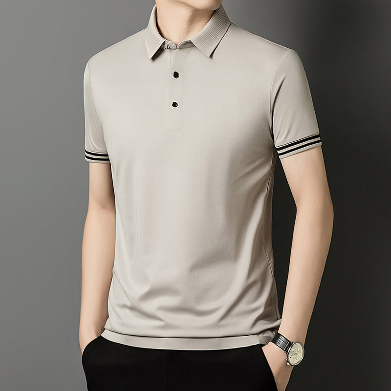 ✨️2025 Hot Sale 50% OFF Men's Fashion Lapel Short Sleeve Top