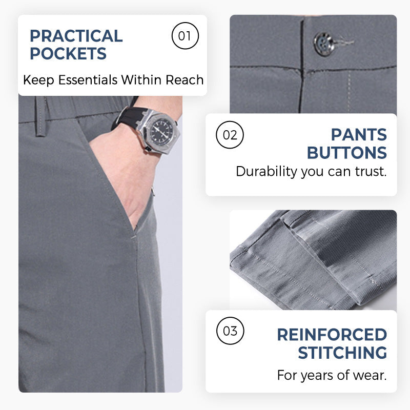 Men's Ultra Breathable Straight Fit Pants