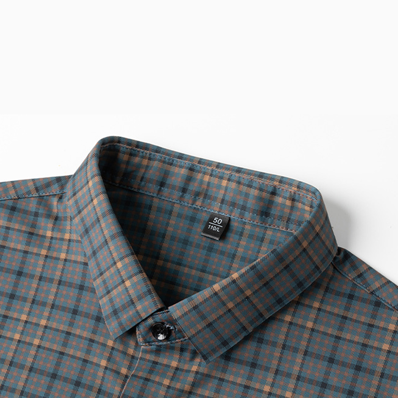 ❄️👔Casual Plaid Short Sleeve Shirt for Men - Stylish & Comfortable