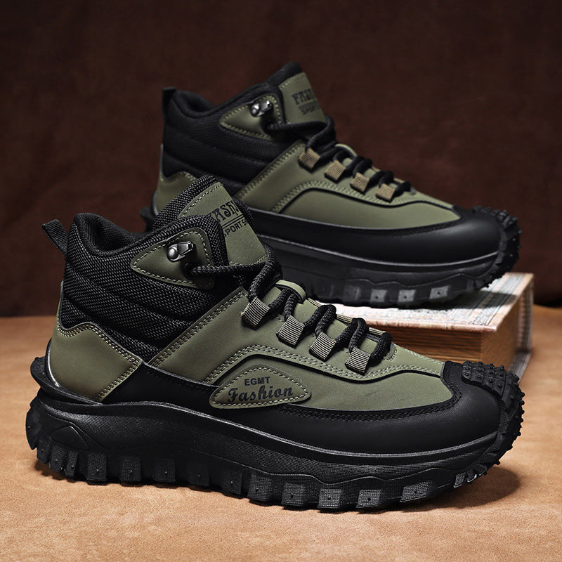 🥾 Retro Hiking Boots – Waterproof • Tough • Trail-Ready